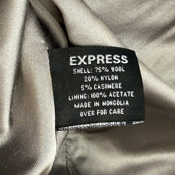 Express Wool Blend Pea Coat • Size: 14 • Used - Picture 7 of 7